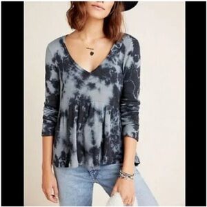 Anthropology Babydoll Top